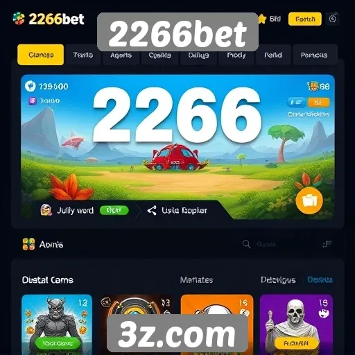 Análise da interface do usuário do site 2266bet